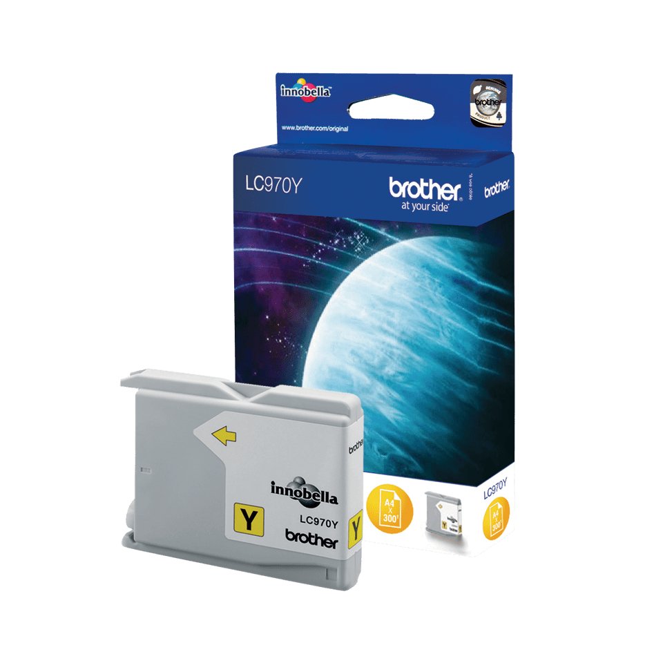 EAN 4977766648523 - Brother LC970Y cartucho de tinta 1 pieza(s) Original Amarillo imagen 1