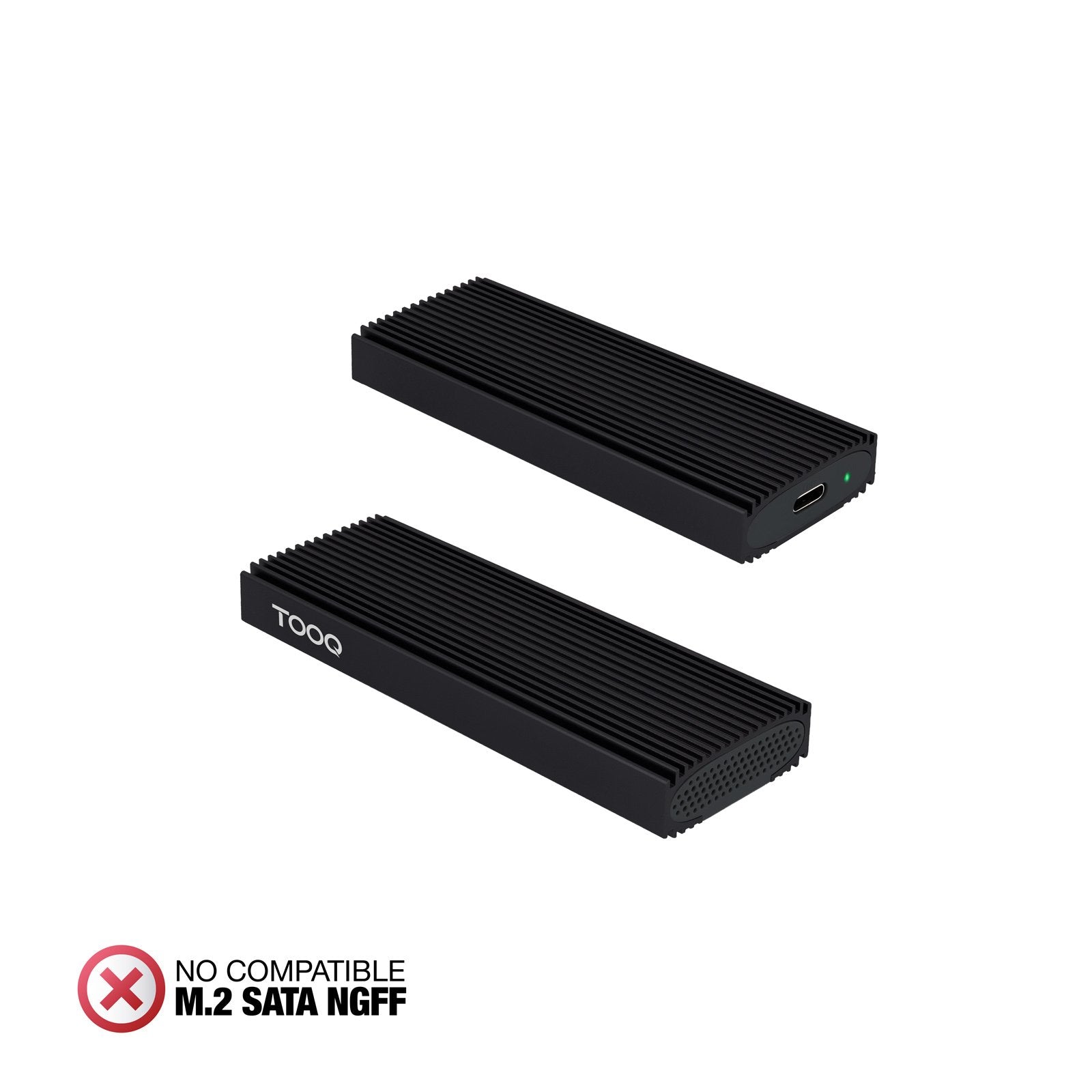 Caja Externa Para Disco Ssd M.2 Nvme Tooq Tqe-2230b Usb 3.1