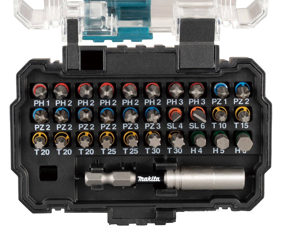 31 Dalies Sukimo Antgaliu Rinkinys Makita E-13552 Impact Premier Torsion