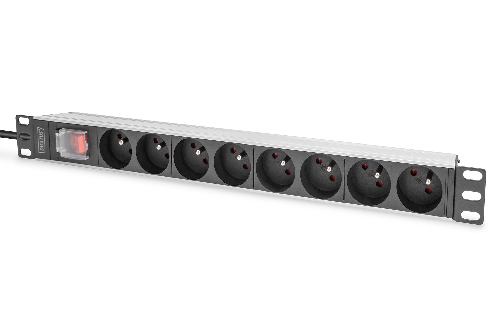 Regleta Digitus Pdu 1u 8xcee7 5 Salidas 230v 16a Negro