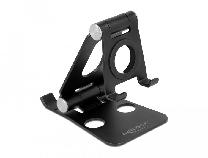 Delock Smartphone Y Smartwatch Standhalterung Verstellbar Negro