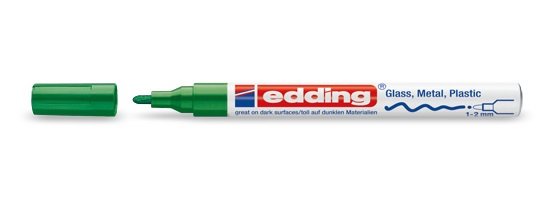 Edding Marcador Permanente 751 Trazo 1-2mm Verde
