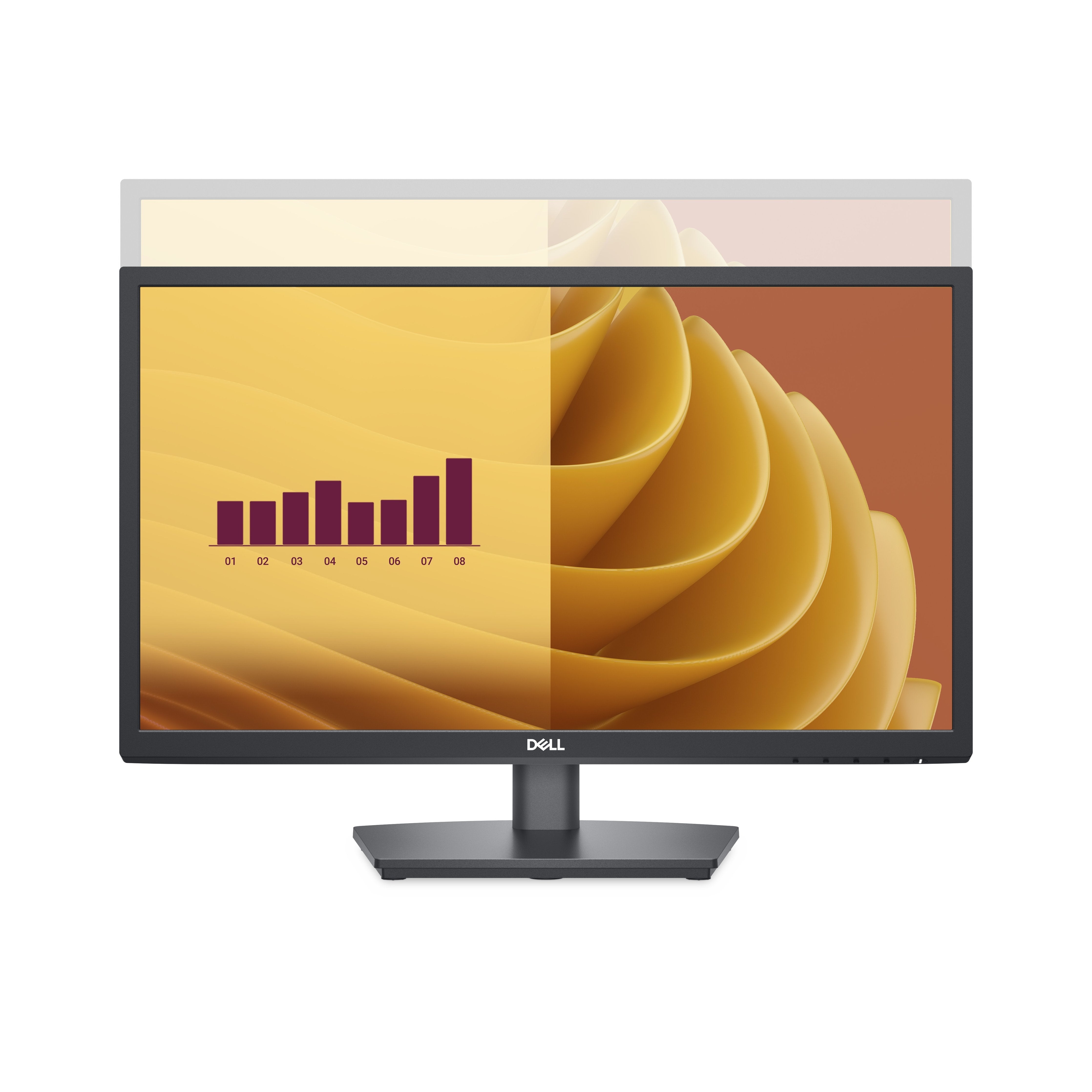 Monitor  Dell  E-Series E2225hs  22" Regulable Dp Vga Hdmi Regulacion 3 Años Negro.