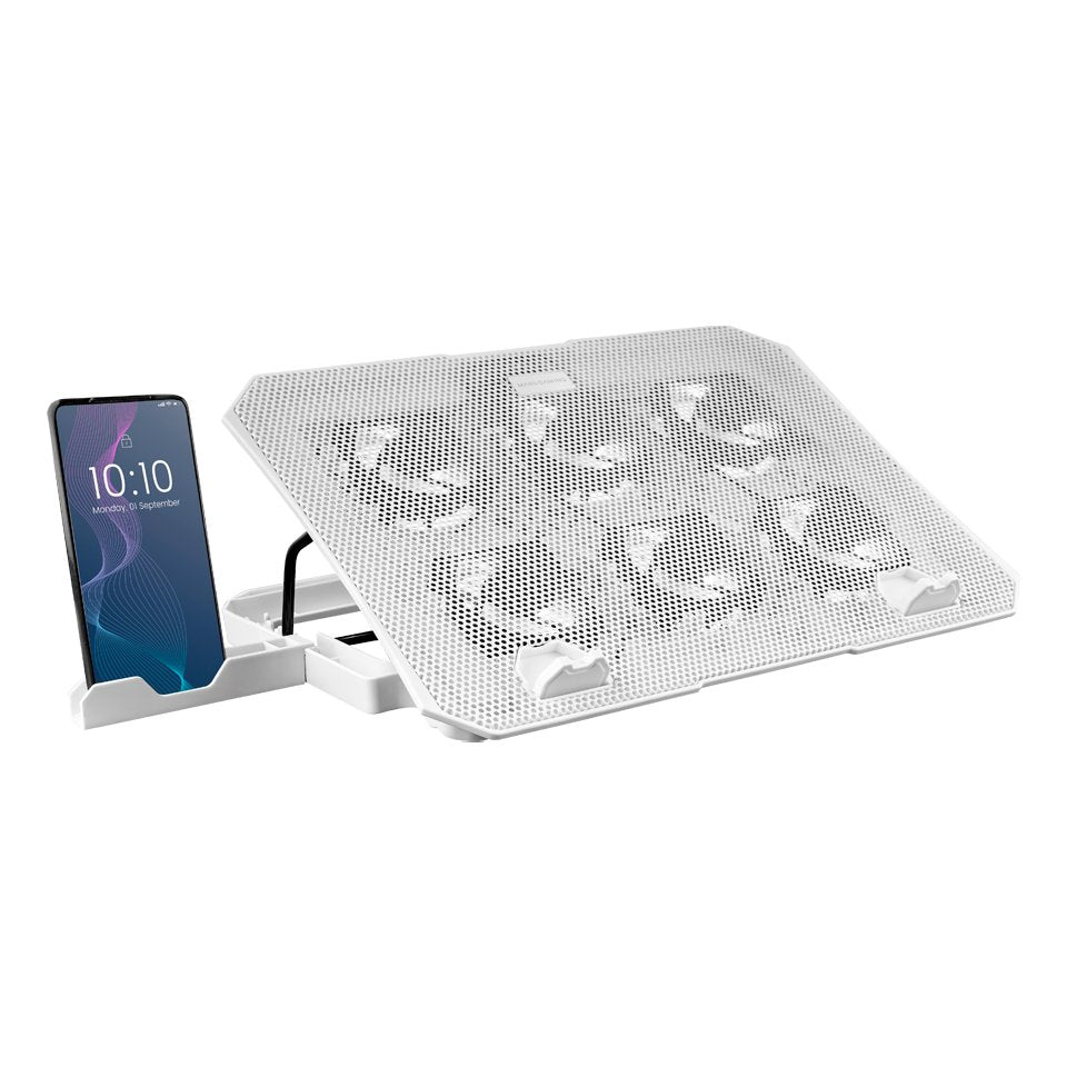 Soporte Refrigerante Mars Gaming Mnbc23 Para Portátiles Hasta 16' Iluminación Led