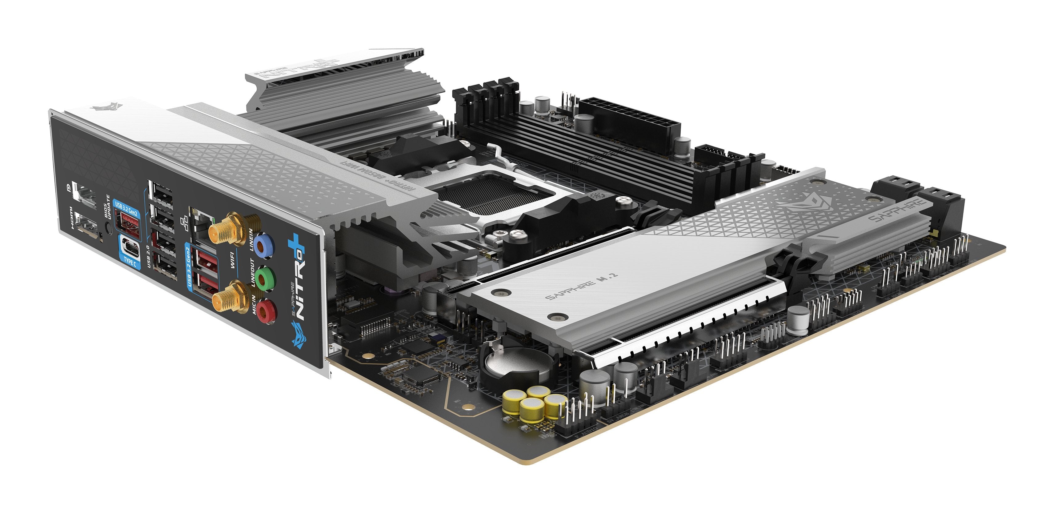 EAN 4895106296916 - Sapphire NITRO+ B850M WIFI AMD B850 Zócalo AM5 micro ATX imagen 5