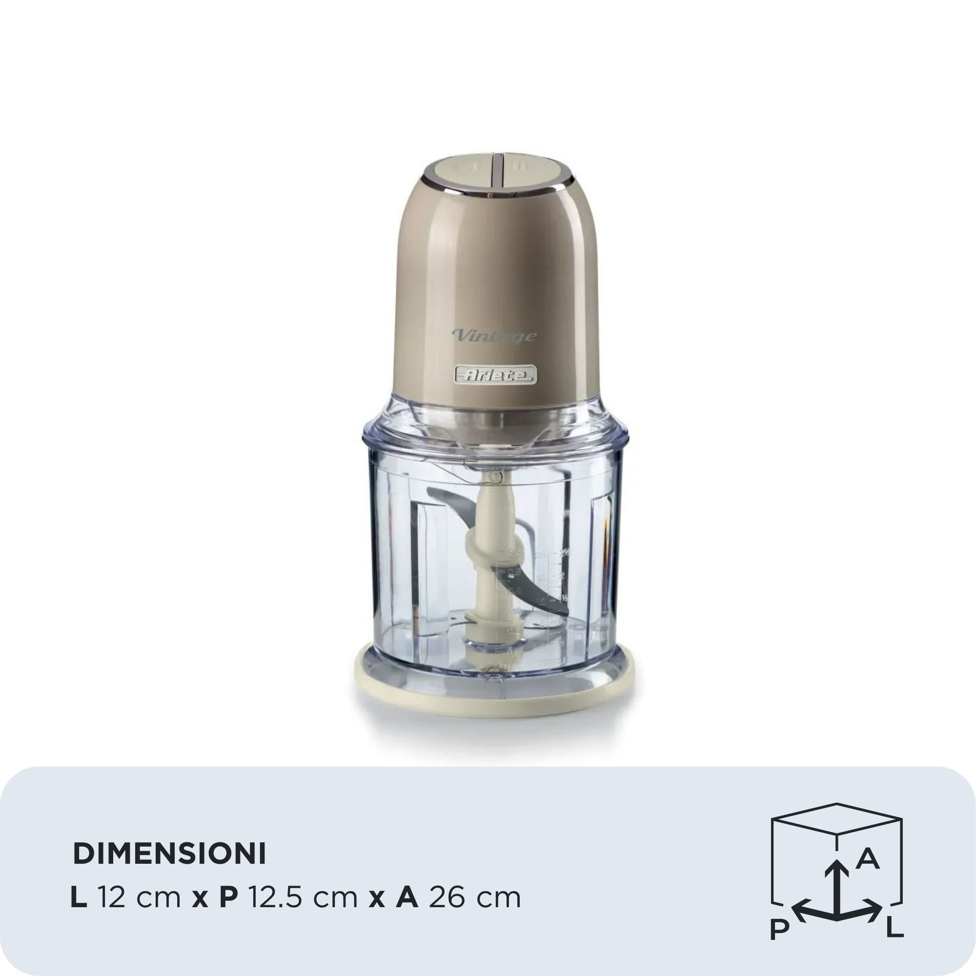 EAN 8003705120082 - Ariete 0438/03 0,6 L 400 W Beige imagen 2