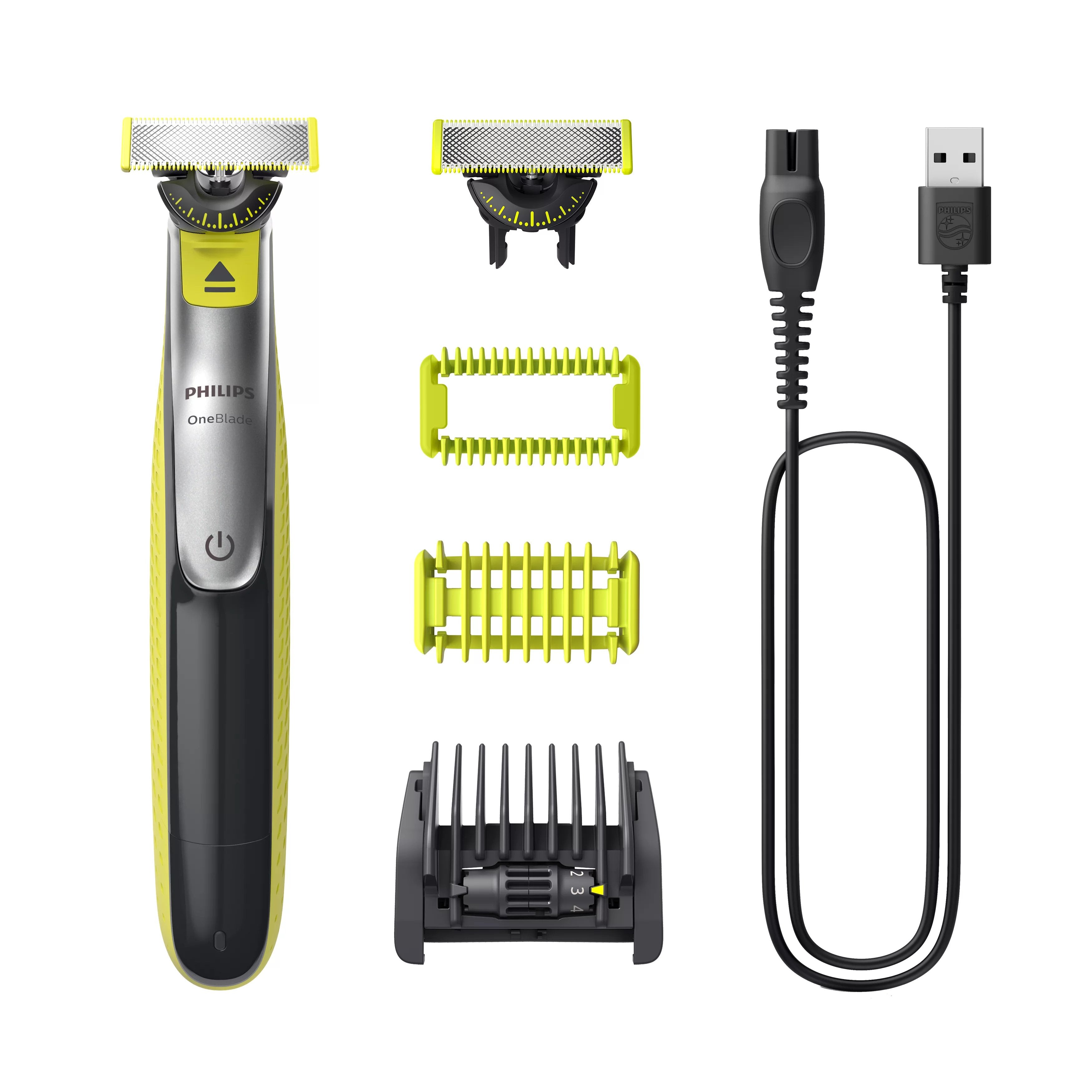 EAN 8720689029117 - Philips QP2834/23 afeitadora Máquina de afeitar de láminas Verde, Gris imagen 2