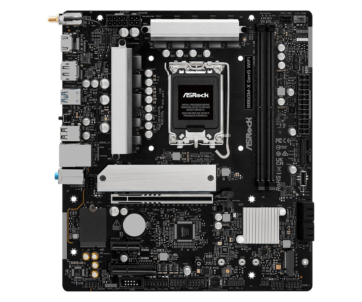 EAN 4711581490734 - Asrock B860M-X Gen5 WiFi Intel B860 LGA 1851 (Socket V1) micro ATX imagen 2