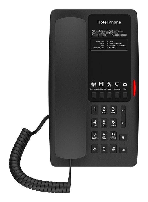 EAN 6937295605754 - Fanvil H4 teléfono IP Negro 2 líneas imagen 1