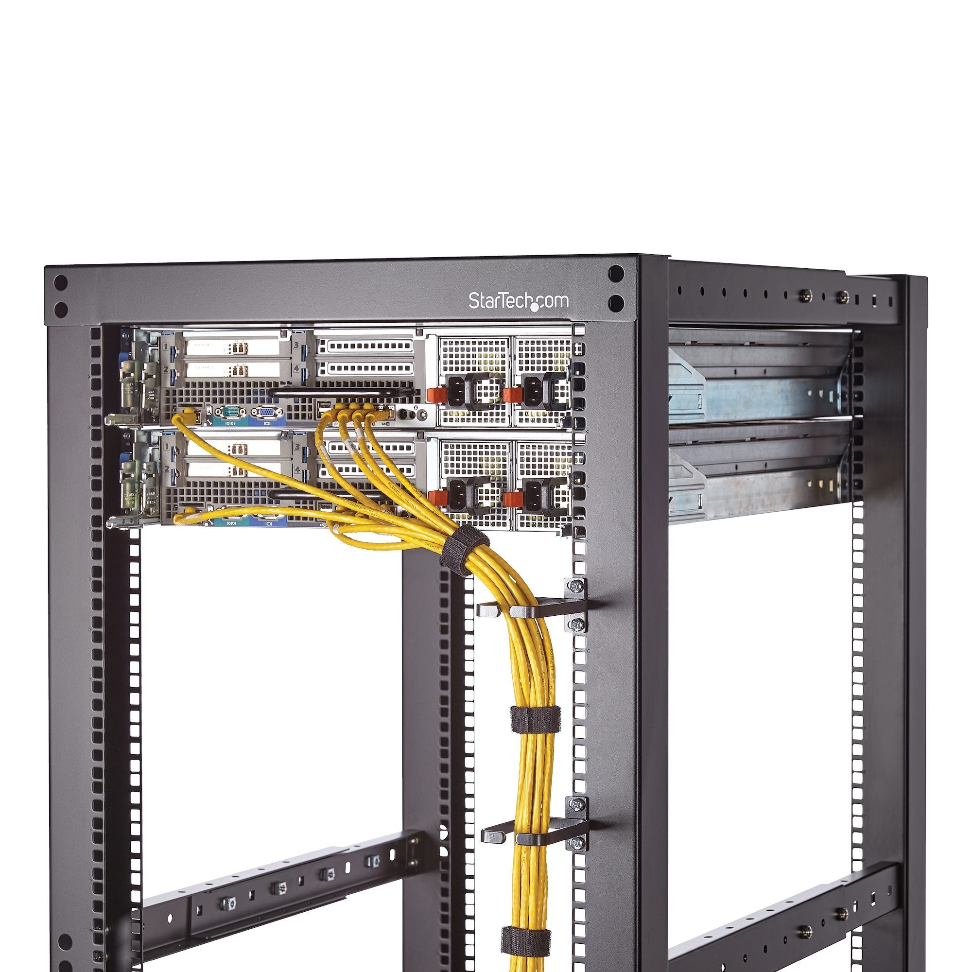 Startech.Com Gestionador De Cableado Con Gancho Y Bucle - Tiras De Gestión De Cables Autoadherentes - Bobina De 30m
