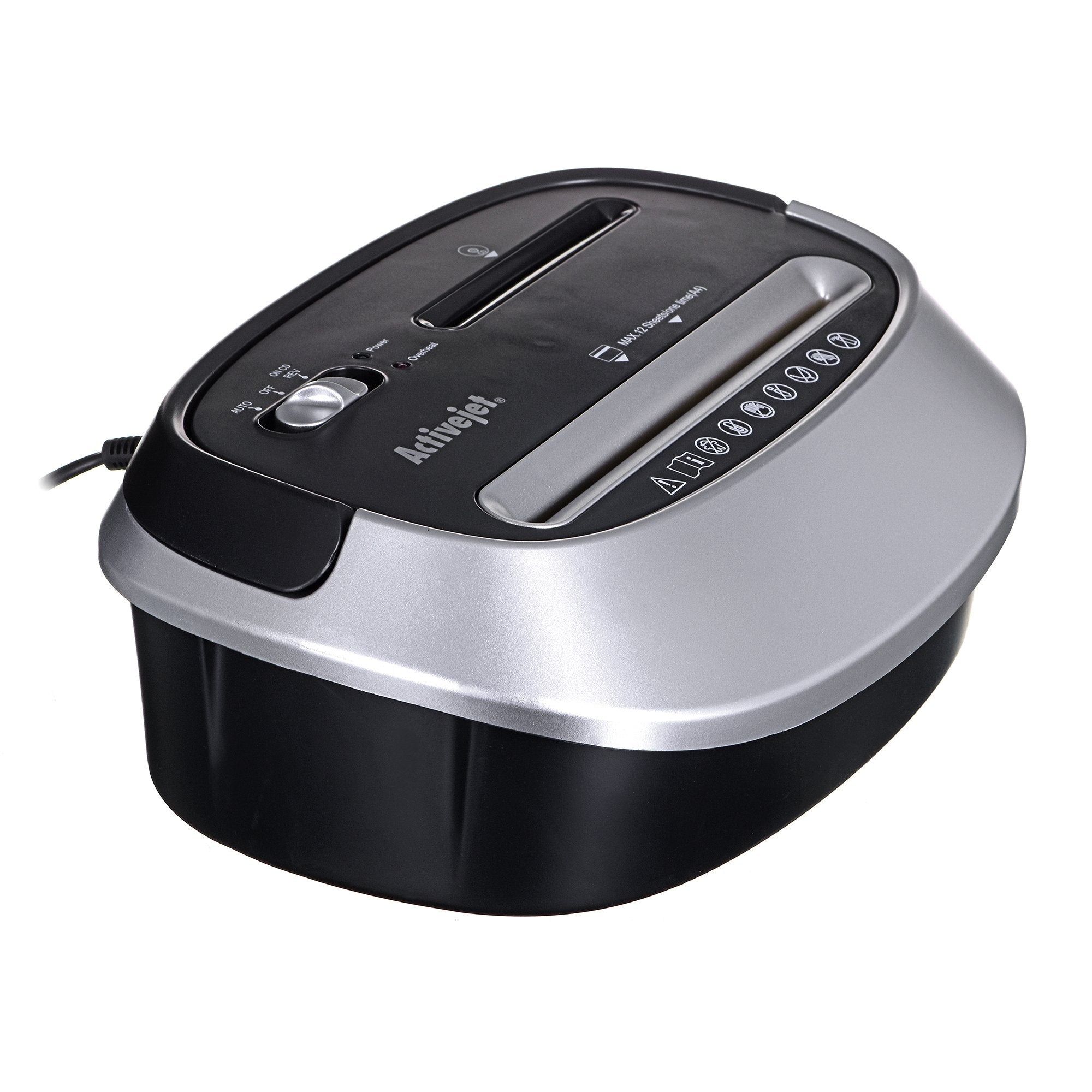 EAN 5901443108535 - Activejet ASH-1201D paper and documents shredder triturador de papel Corte en tiras 70 dB 22 cm imagen 5