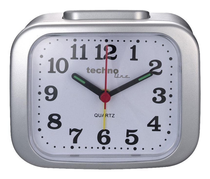 Technoline Model Xl Plata Quarz Despertador Plata Alarmzeiten 1 1 Timerzeit