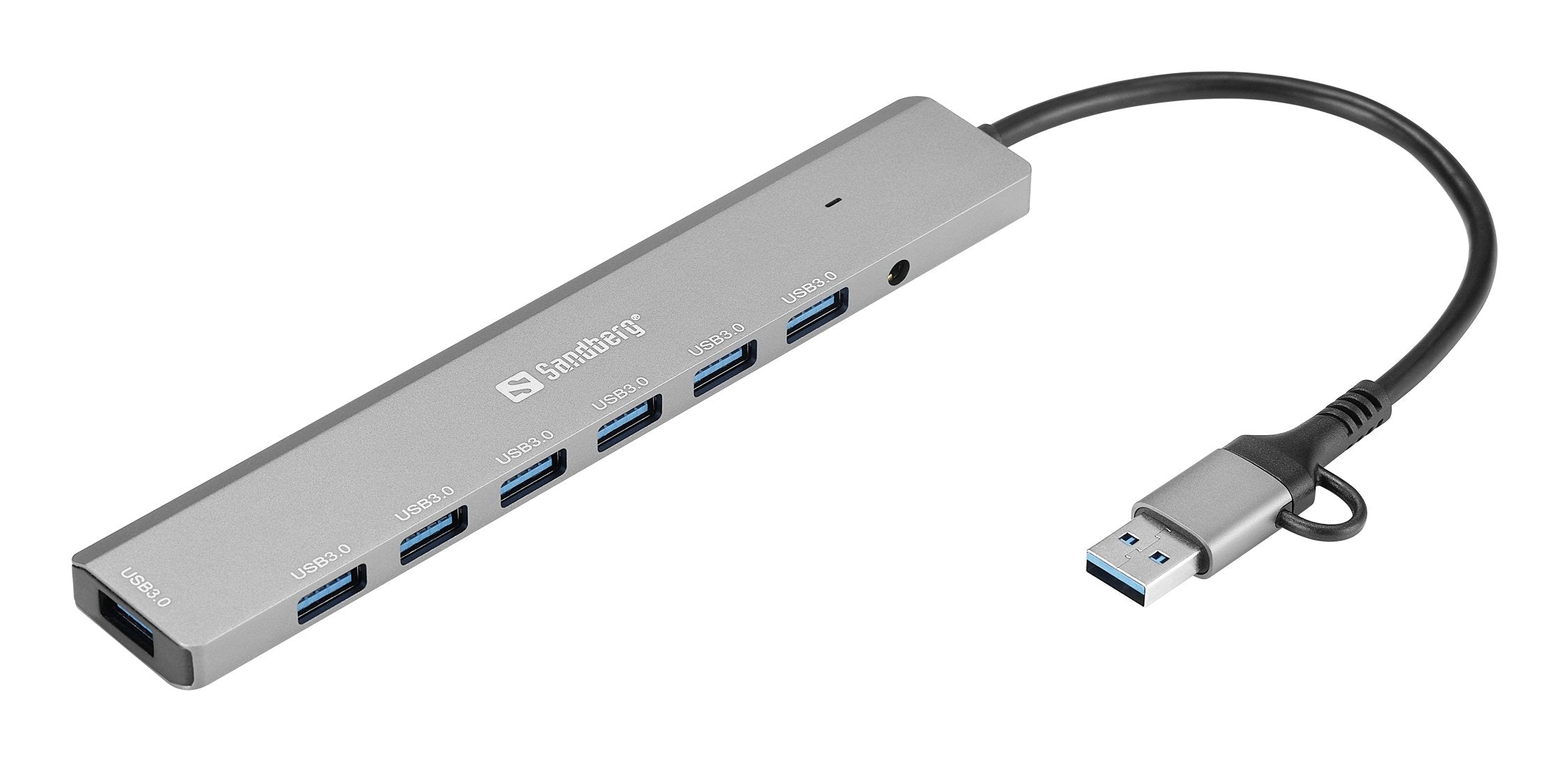 EAN 5705730136665 - Sandberg 136-66 hub de interfaz USB 3.2 Gen 1 (3.1 Gen 1) Type-A + Type-C 5000 Mbit/s imagen 2