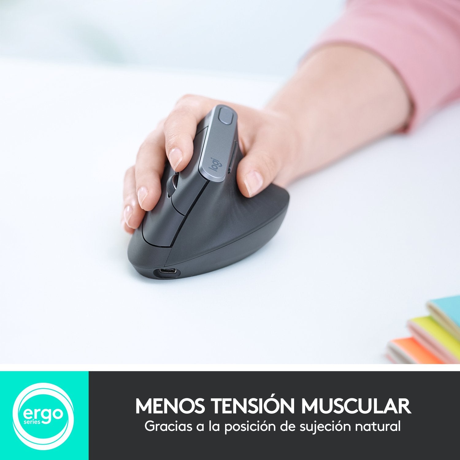 EAN 5099206081901 - Logitech 910-005448 ratón Oficina mano derecha RF Wireless + Bluetooth Óptico 4000 DPIimagen 7)