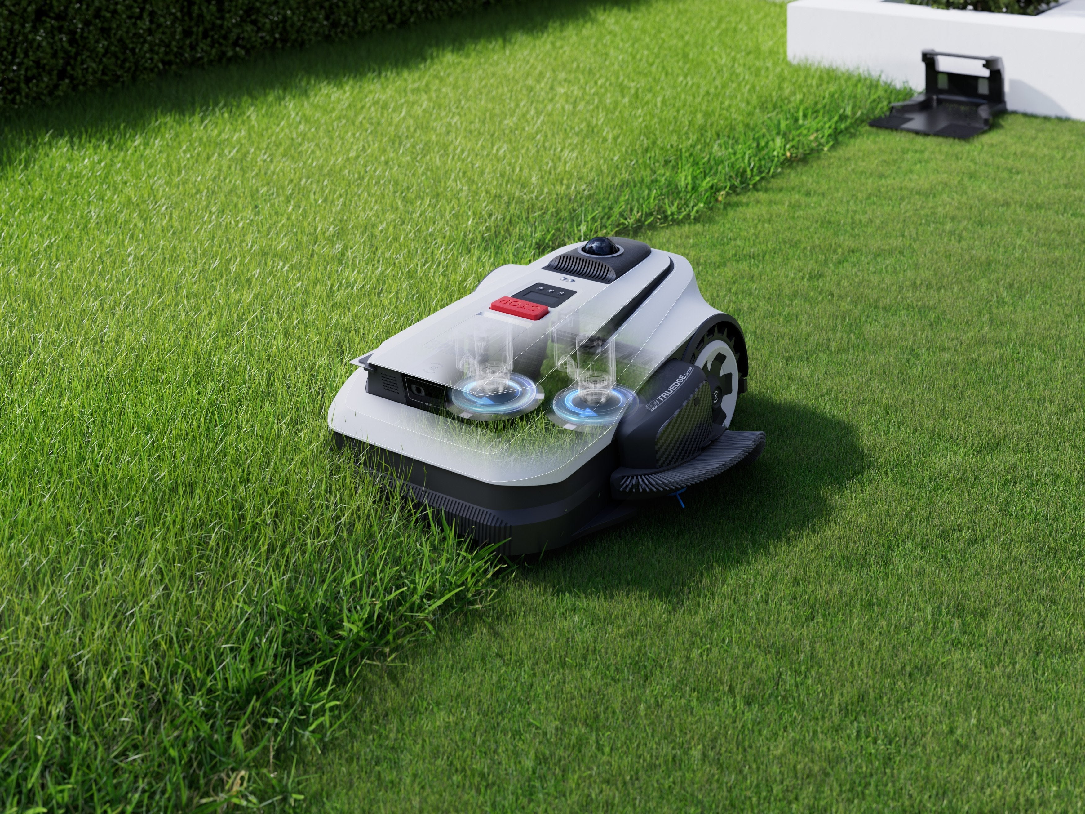 Ecovacs Goat A3000 Lidar Pro Eu Robot Cortacésped 100 W Negro, Blanco