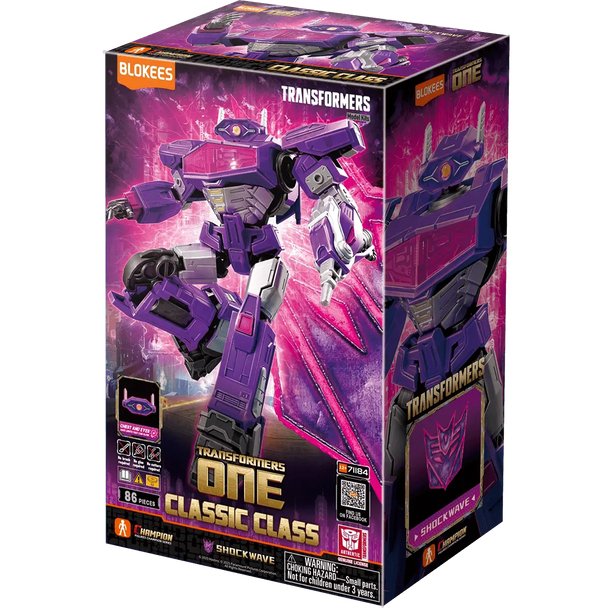 Blokees Transformers Clásico Clase 18 Transformers One Shockwave