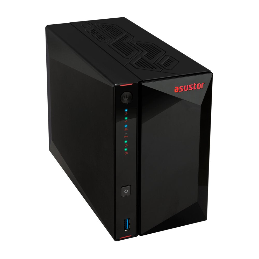 Asumor Nimhmor 2 Gen2 As5402t 2 Bay Nas, Quad-Core 2.0ghz