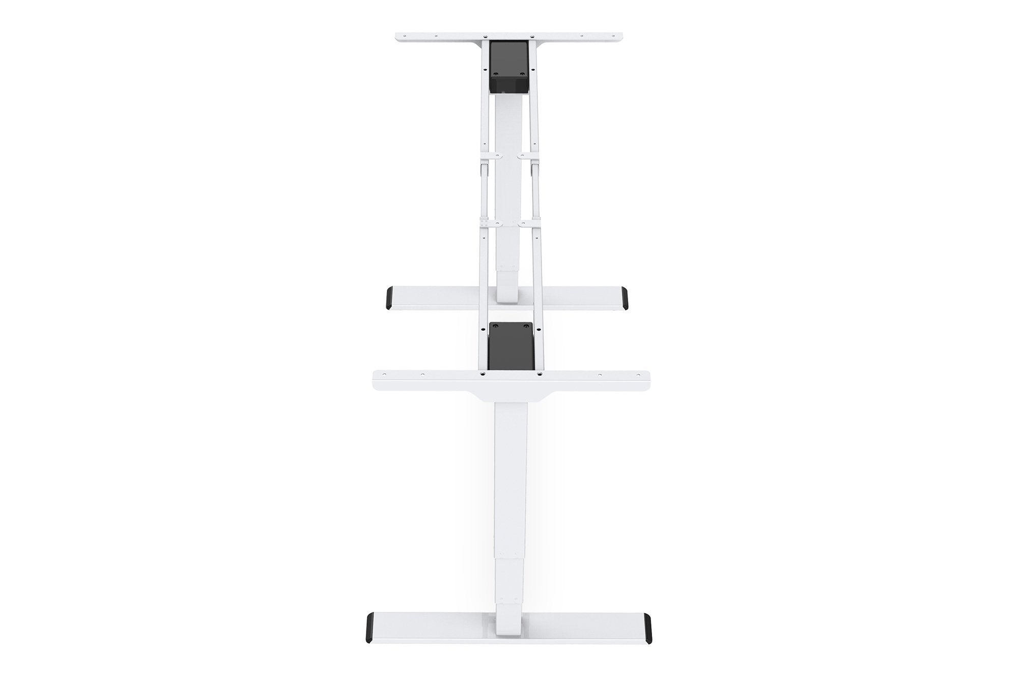 Digitus Bastidor De Mesa Eléctrico De Altura Regulable, Motor Doble, 3 Niveles, Blanco