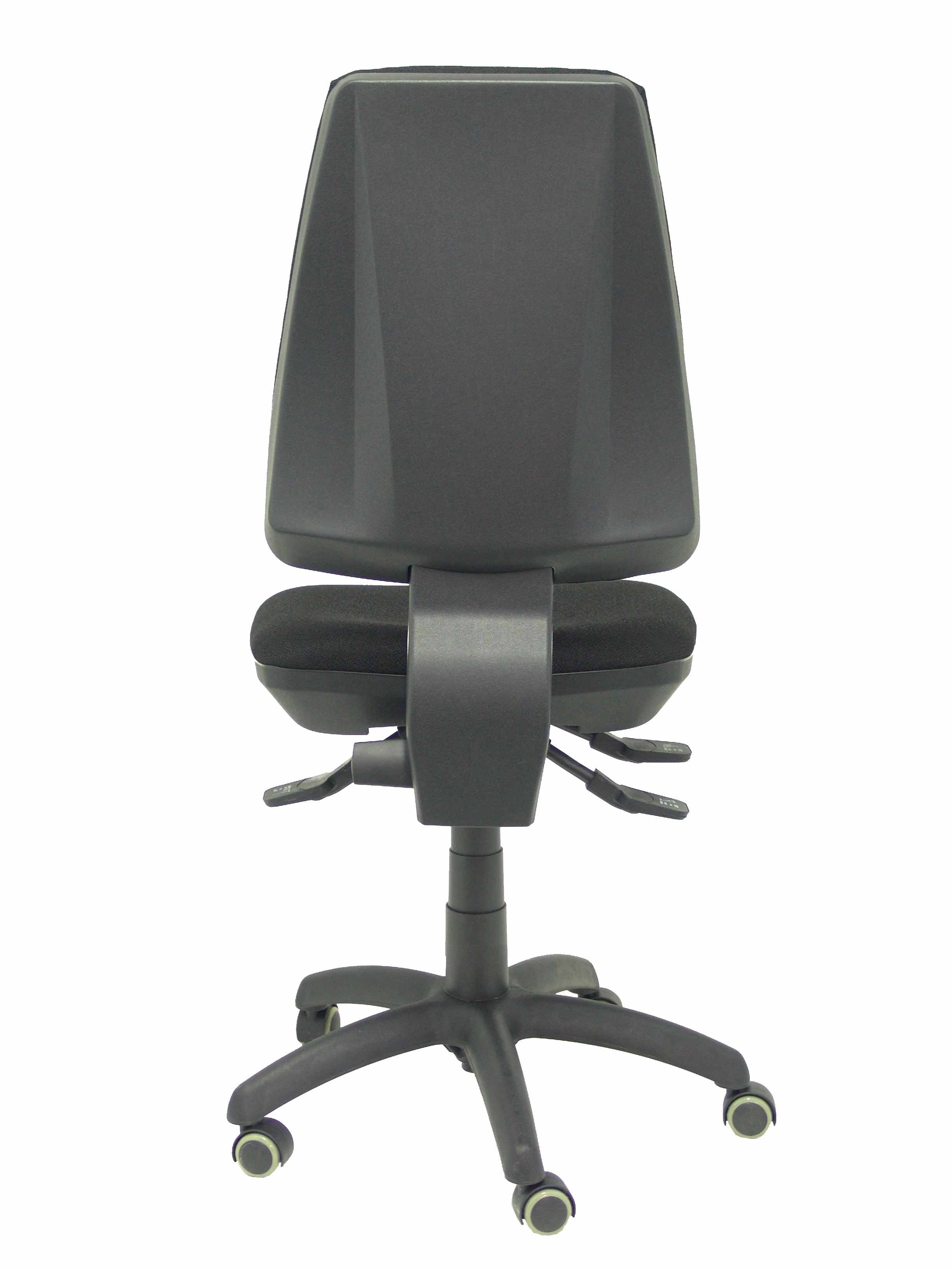 Silla Elche S Bali Negro Ruedas De Parquet