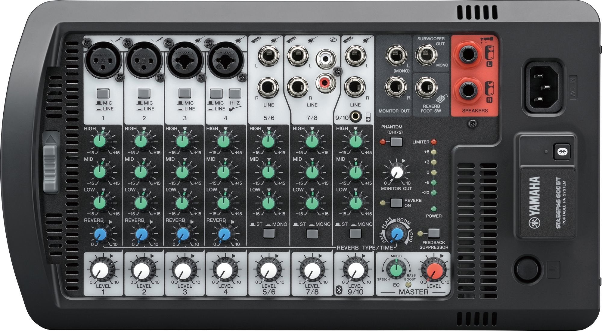 Yamaha Stagepas 600bt Sistema De Megafonía Independiente 640 W Negro