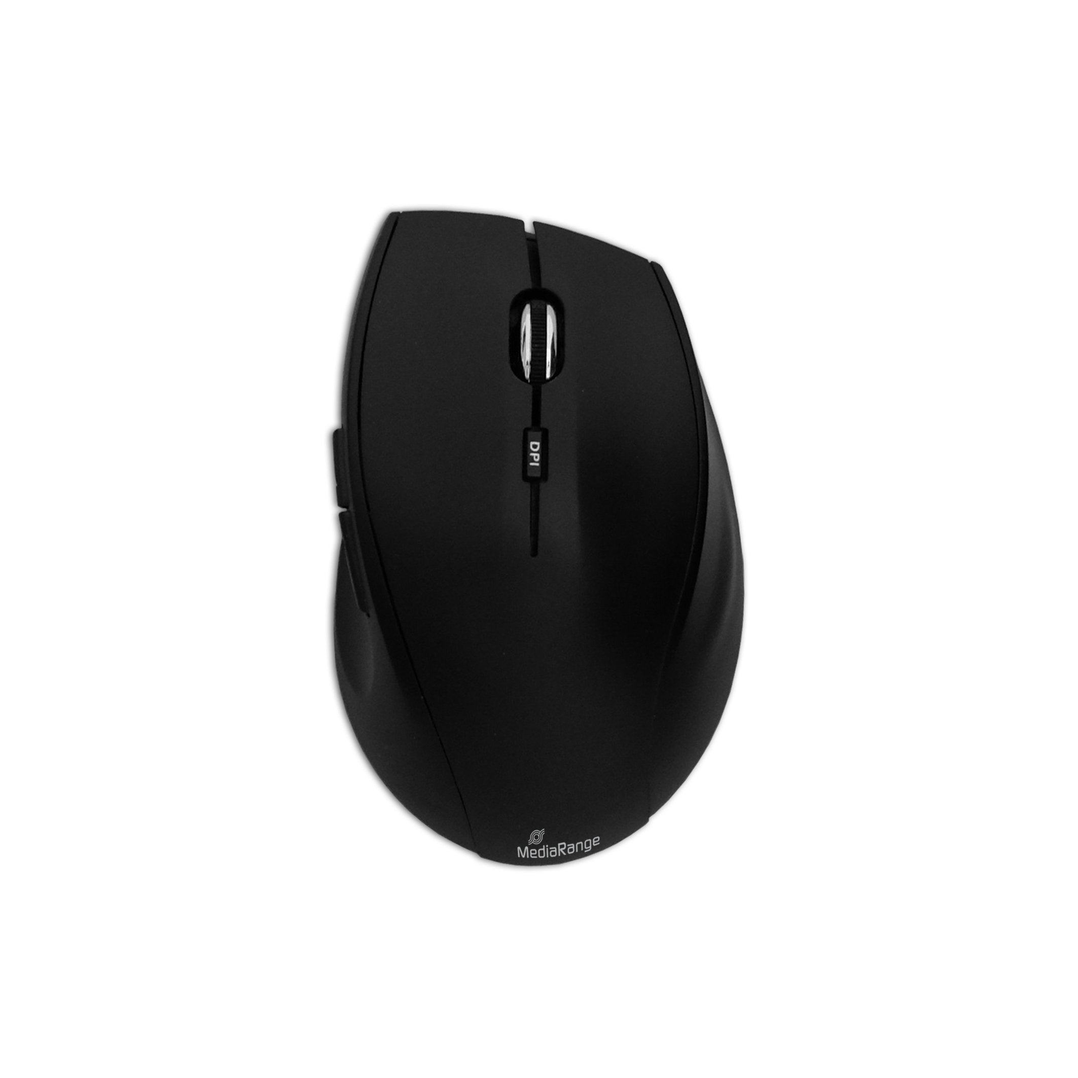 Ratón Mediarange Highline Óptico 5 Botones Inalámbrico Negro