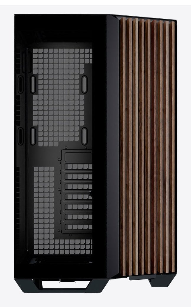 EAN 4711099479559 - APNX V1-W-BK-v1 Midi Tower Negro, Madera imagen 2