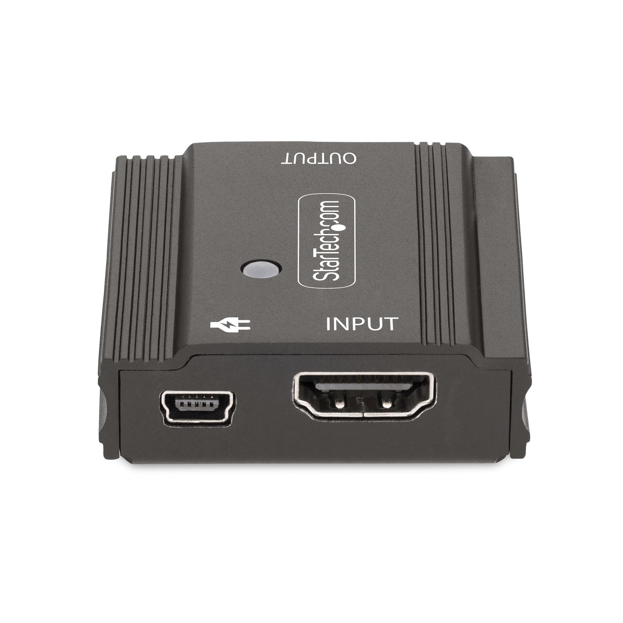 Startech.Com Amplificador De Señal Hdmi 8k 60hz / 4k 144hz - 10m - Repetidor Booster Hdmi 2.1 De Señal De Vídeo - Extensor Alargador Para Cables Hdmi