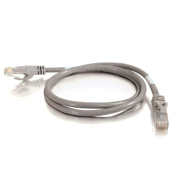 C2g Cat6a Booted Shielded (Stp) Network Patch Cable Cable De Interconexión Rj-45 (M) A Rj-45 (M) 3 M Stp Cat 6a Moldeado Sin Enganches Trenzado Gris