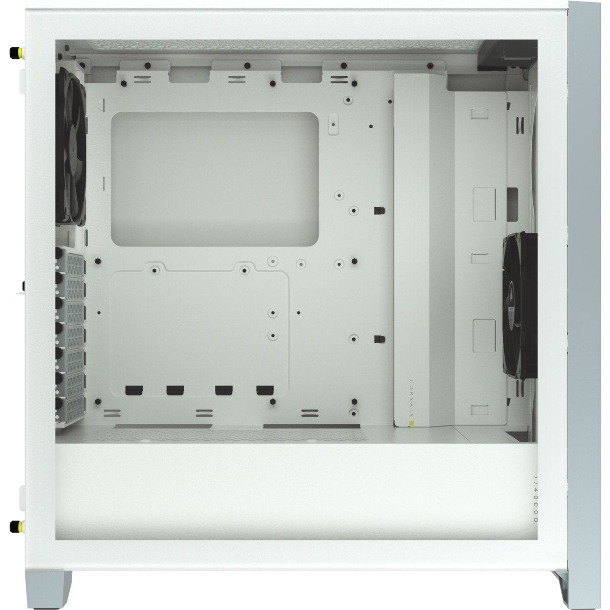 Caja Pc Corsair 4000d Airflow Midi Tower Blanco Corsair Crystal 4000d Airflow Mid-Tower Cristal Templado Blanca Cc-9011201-Ww