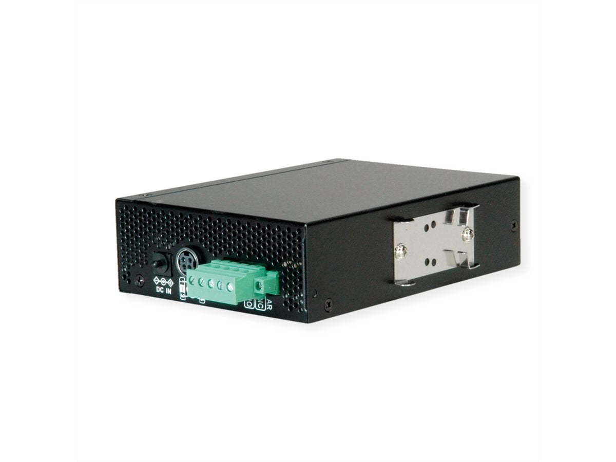 Industrial Convertidor Gigabit Ethernet - Dual Speed 100 1000 Fiber Con Poe Función
