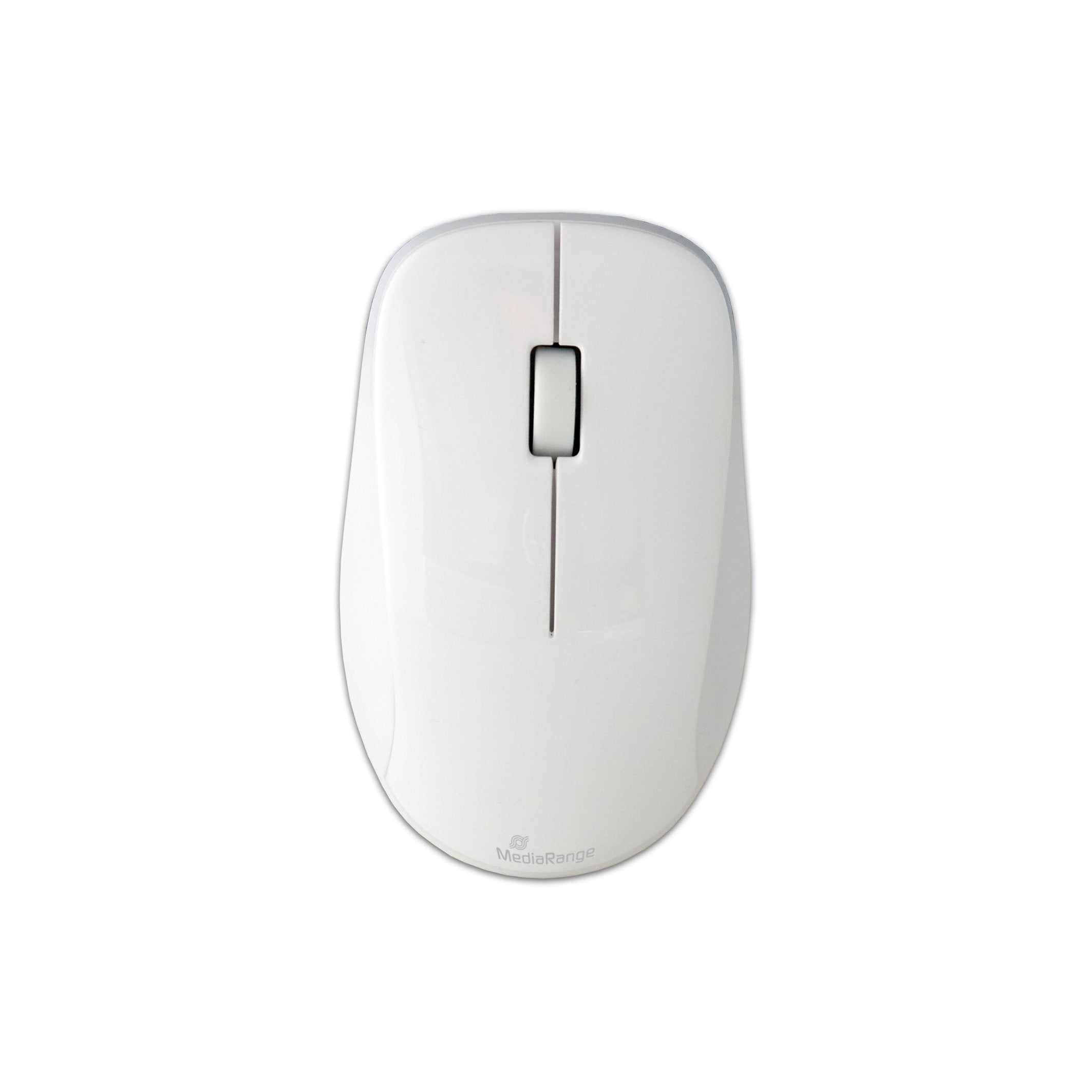 Mediarange Mros106 Teclado Ratón Incluido Rf Inalámbrico Qwertz Alemán Plata, Blanco