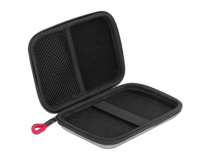 EAN 4043619184224 - DeLOCK 18422 funda para disco duro externo Poliéster Negro, Gris imagen 2