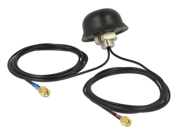 Navilock 89488 Antena De Satélite Negro, Receptor Gps 28 Dbi, 1,5, 2, 2,5, Negro, 6,8 Cm, 54,5 Mm, -40 - 85 °C