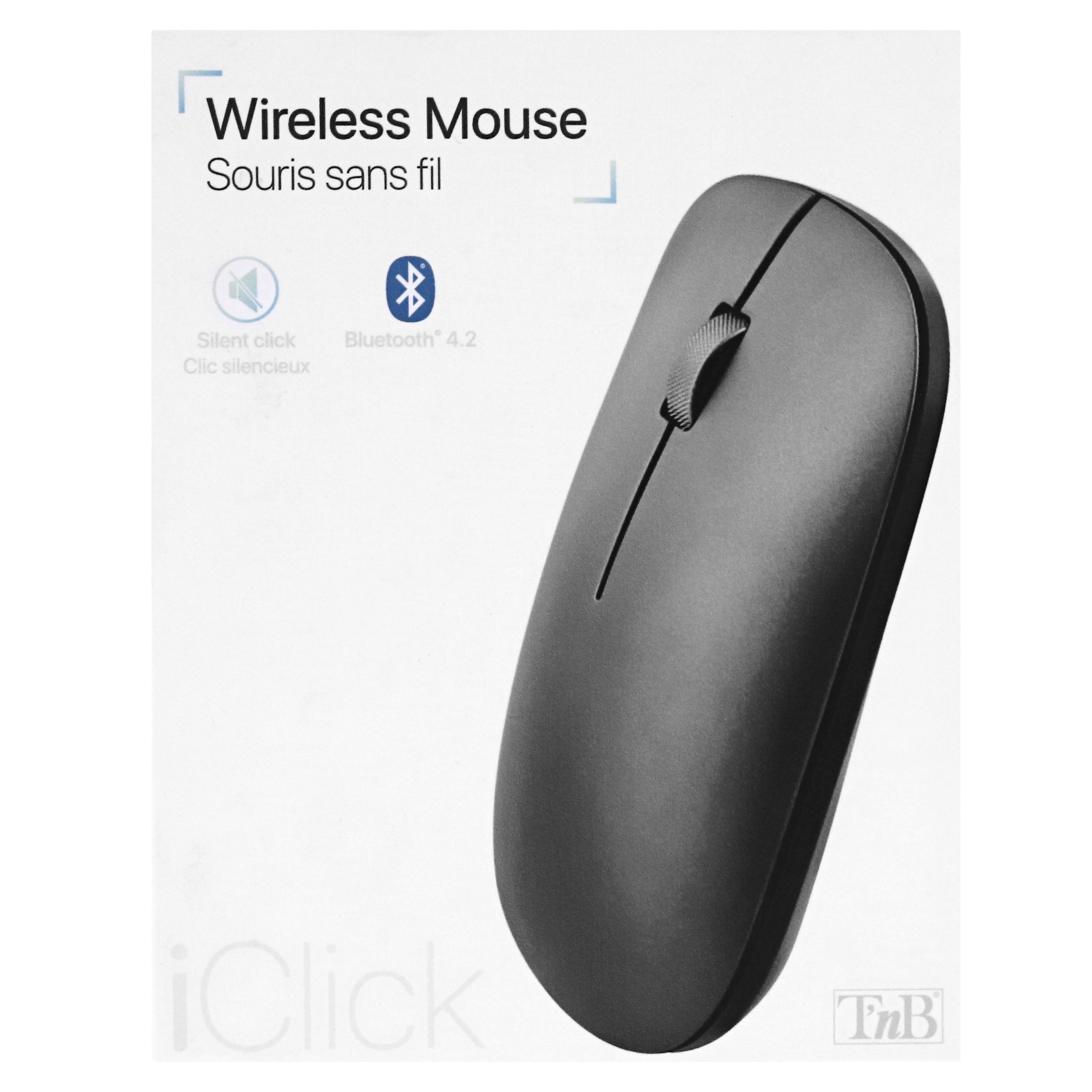 Ratón T'Nb Mwmac  Ambidextro Rf Wireless + Bluetooth 1600 Dpi