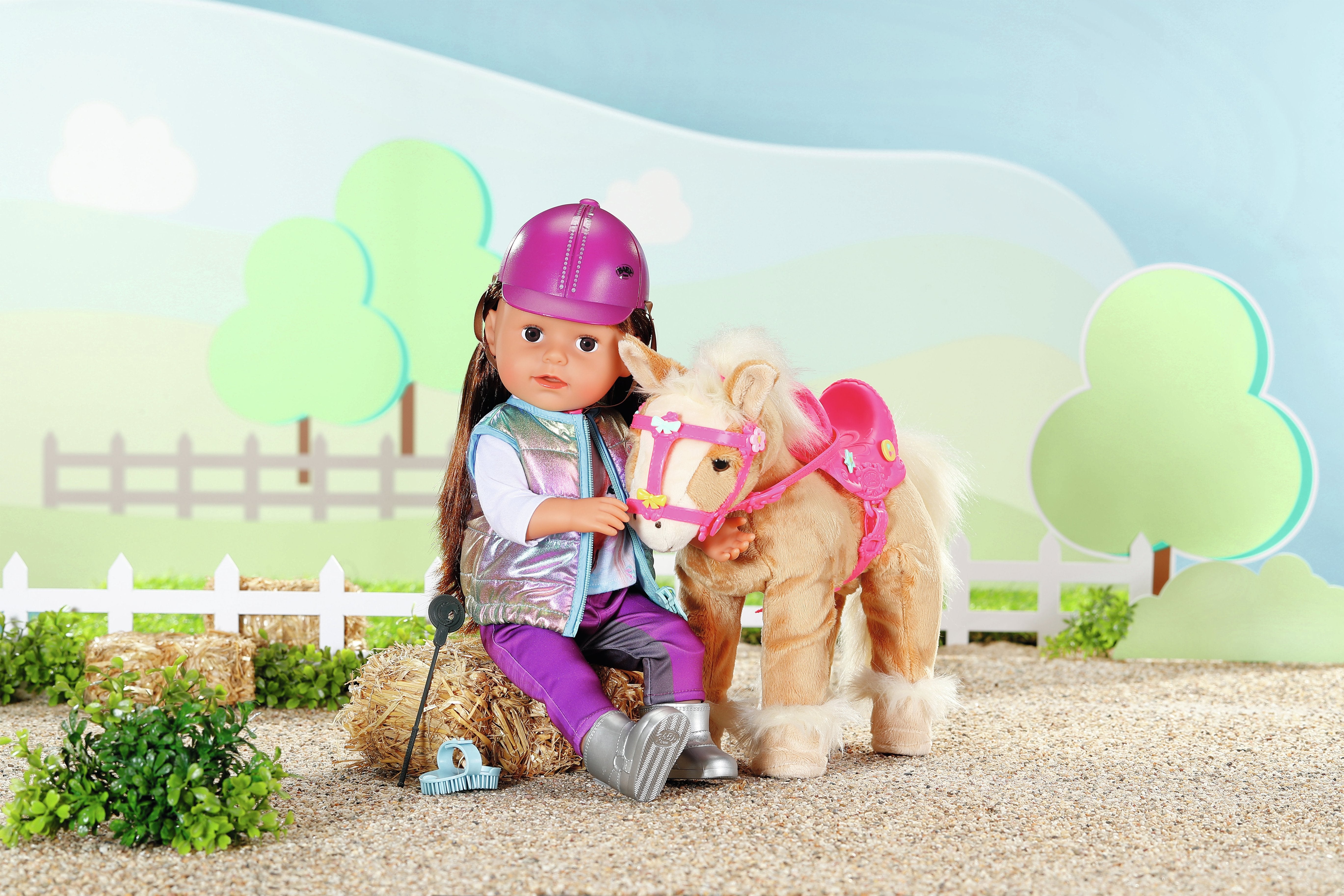 Zapf Creation Baby Born® Conjunto De Jinete Deluxe 43cm 836194