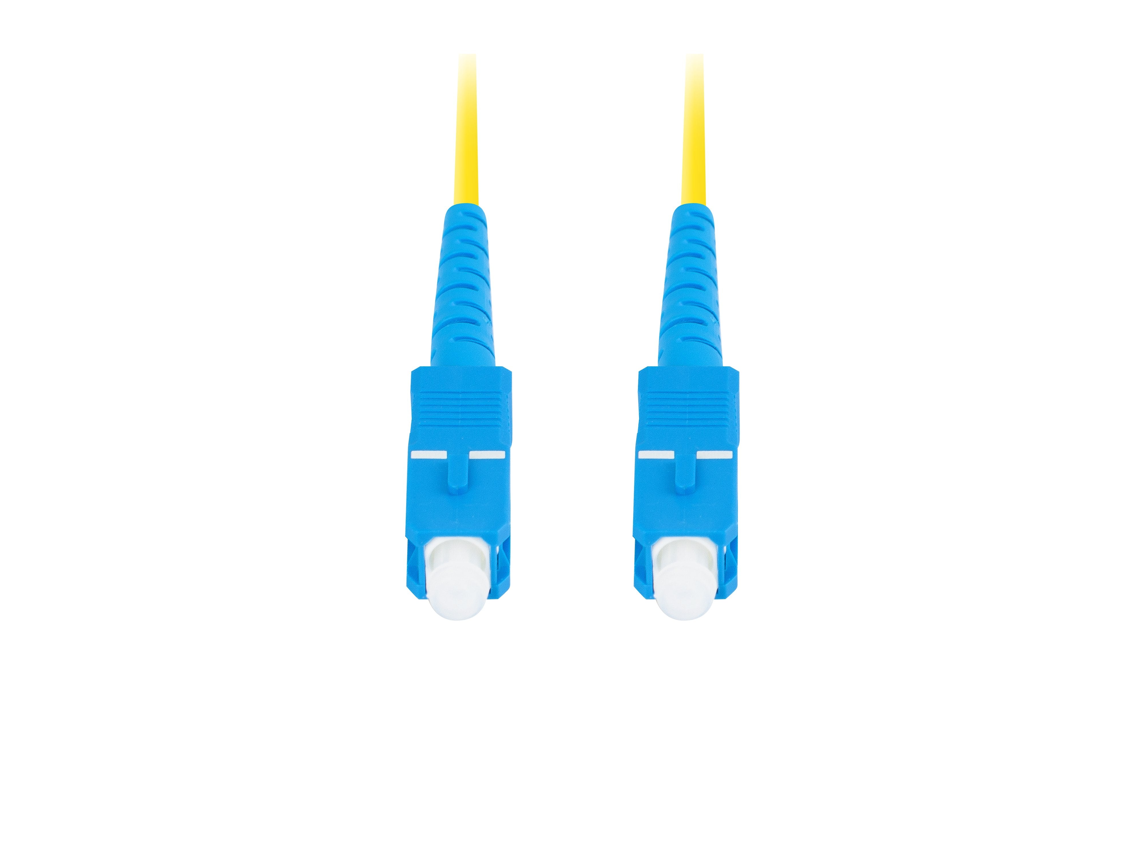 Cable Fibra Óptica 2m Lanberg Mono Sc/Upc-Sc/Upc Simplex G657a1 Lszh Amarillo