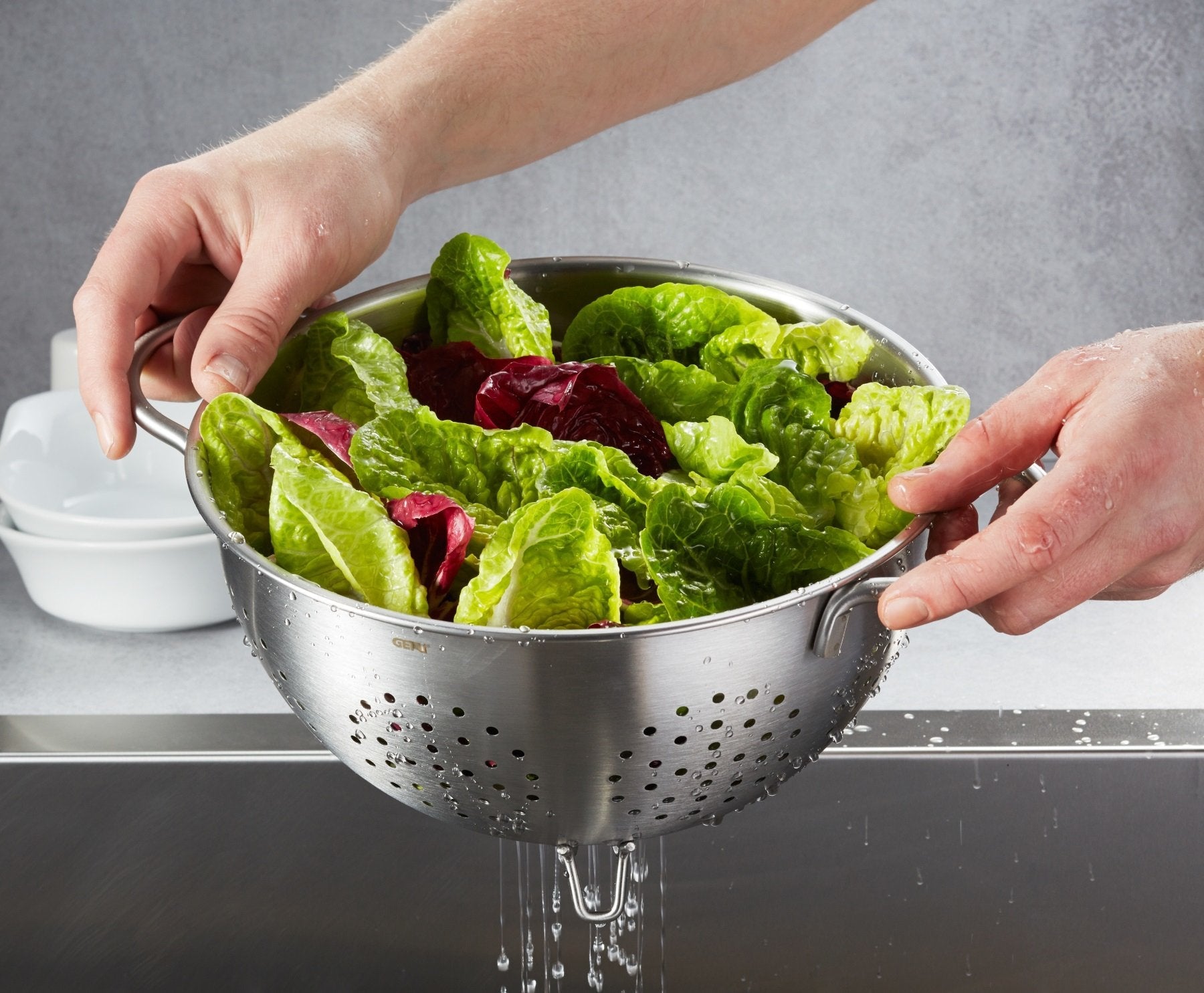 EAN 4006664281300 - GEFU COLINO Tamiz de cocina Acero inoxidable 24 cm imagen 3