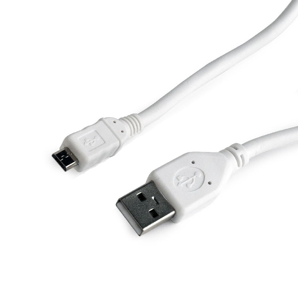 Gembird Cable Usb 2.0 A Micro Usb 1m Blanco  Ccp-Musb2-Ambm-W-1m
