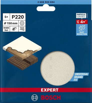 Bosch Disco De Lija De Malla Expert M480 Ø 150 Mm, K220 2608900694