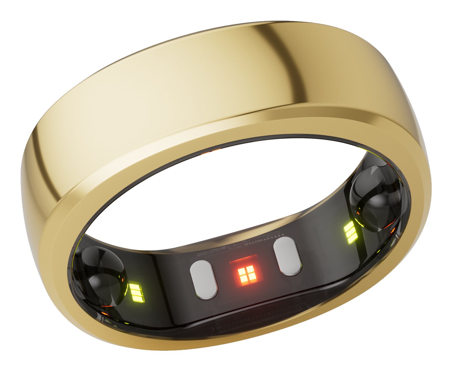 Anillo Inteligente Ringconn Gen2 Para Mujeres Y Hombres - Portátil Para Seguimiento Del Sueño Y La Actividad Física - Frecuencia Cardíaca - Color Oro King, Talla 10