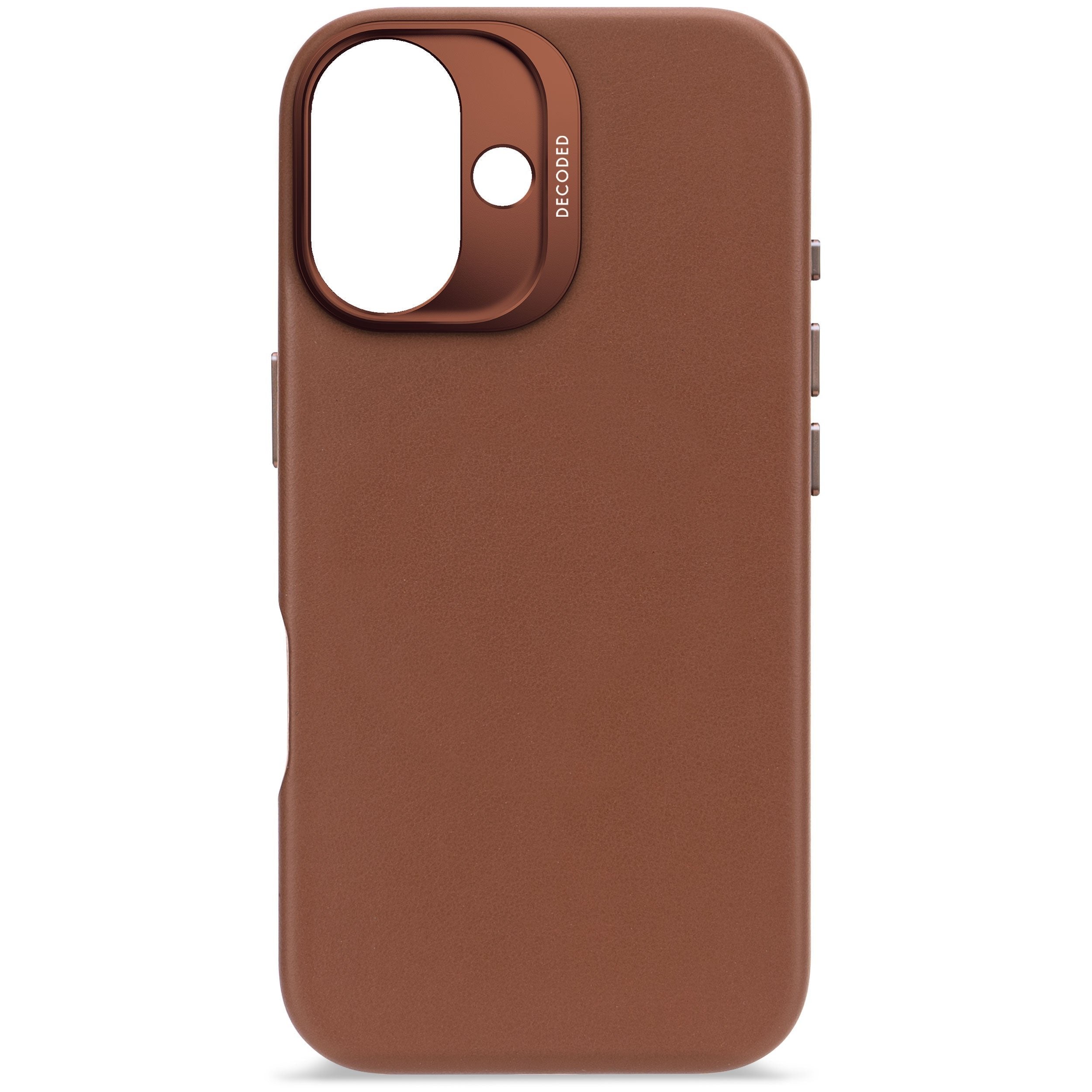 Decoded Leather Case Funda Para Iphone 16 15,5 Cm (6.1") Marrón