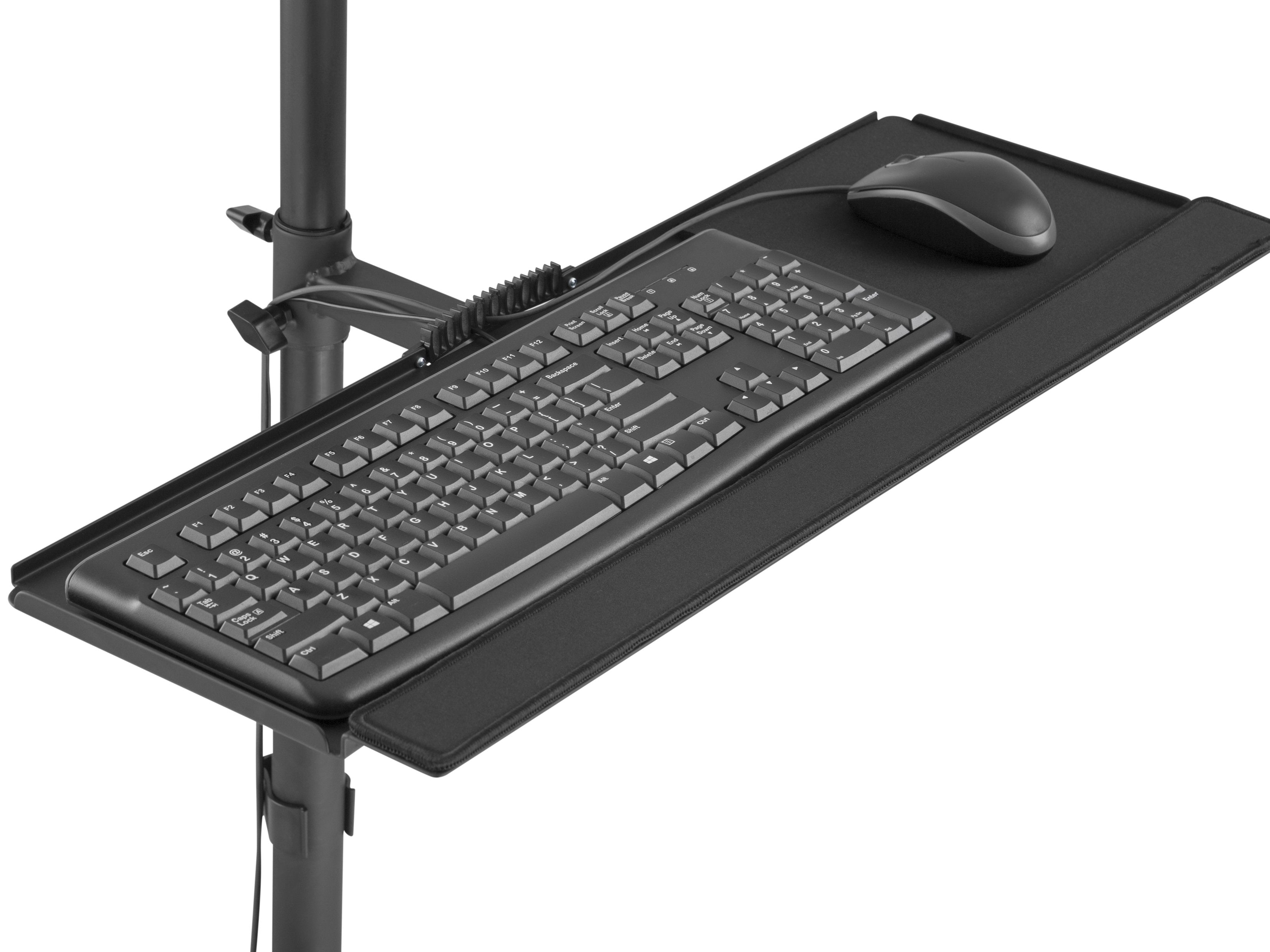Soporte De Suelo Con Ruedas Equip 650171 Para Pantalla 17-32 Cpu Y Teclado Max. 8kg Vesa 100x100