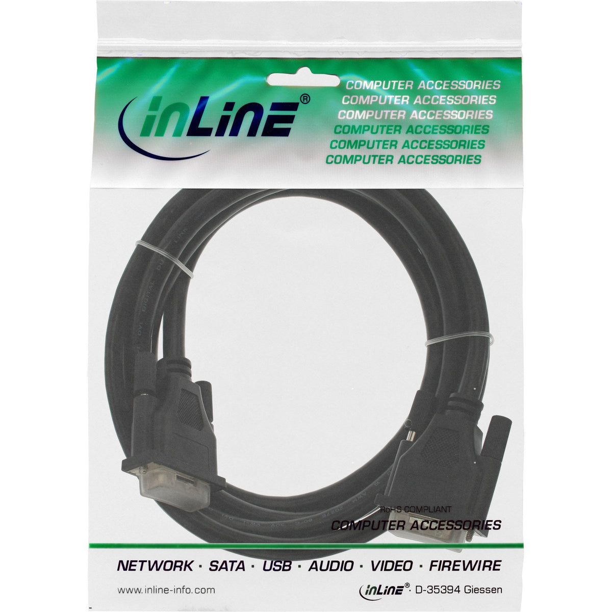 Cable Inline Dvi-D 24+1 Macho A Macho Dual Link 2m