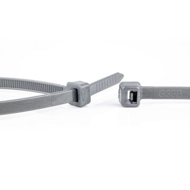 EAN 8717278572567 - WKK 110226871 presilla Brida reutilizable Plástico Gris 100 pieza(s) imagen 2
