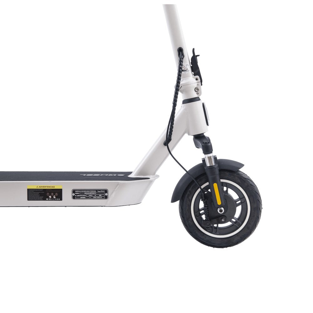 Zwheel Zfox Max Artic White Patinete Electrico Motor 400w - Homologado Dgt - Velocidad Hasta 25km/H - Autonomia Hasta