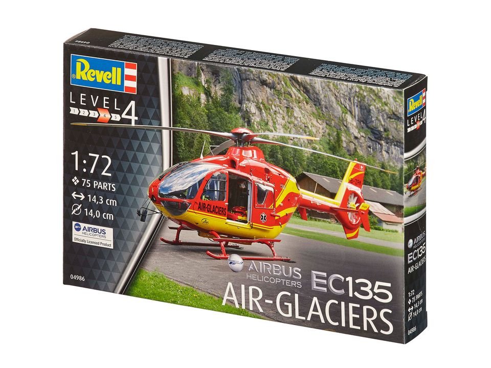 Revell Modellbausatz - Airbus Helicopters Ec135""Air-Glaciers""
