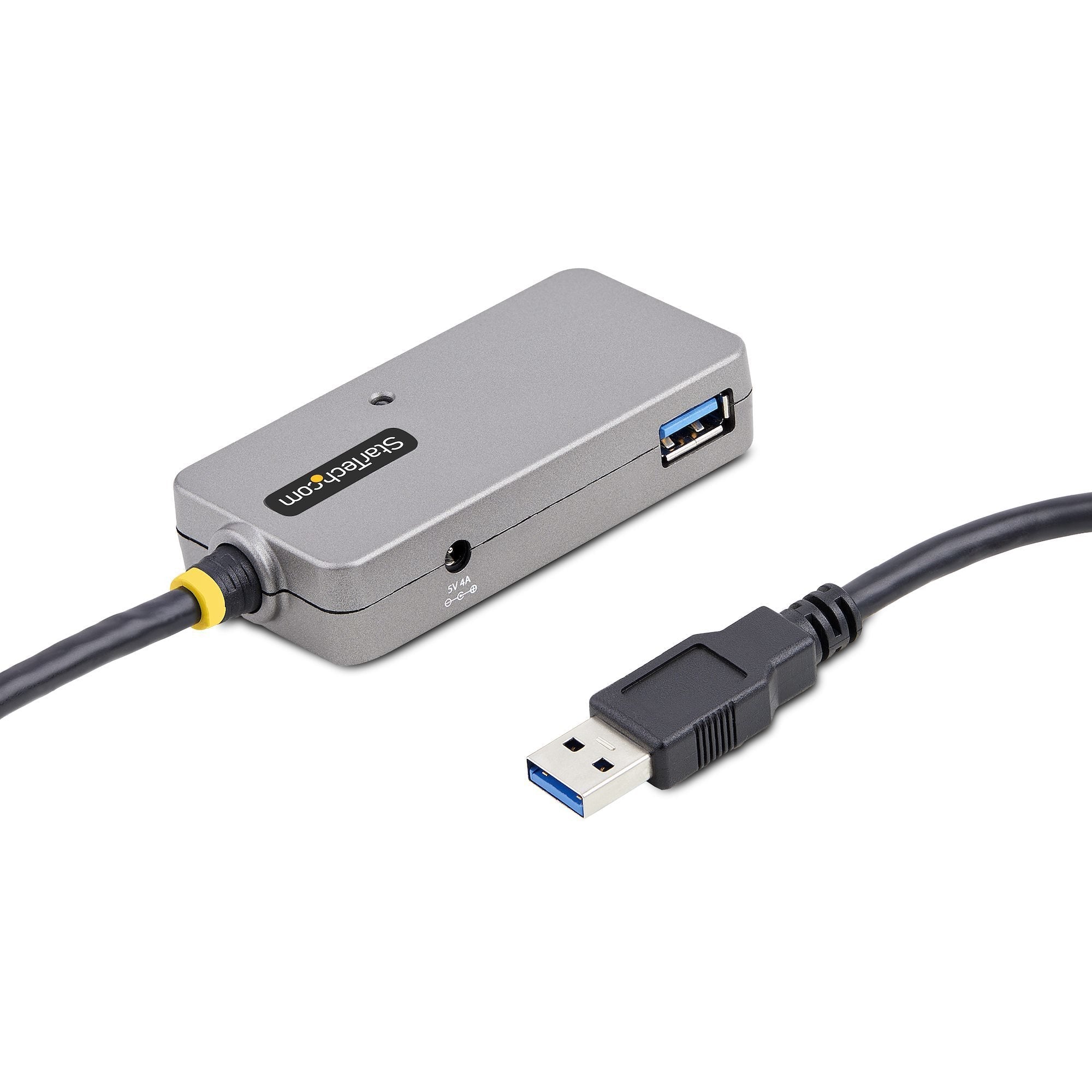 Hub Startech.Com U01043-Usb-Extender De Interfaz Usb 3.2 Gen 1 [3.1 Gen 1] Type-A 5000 Mbit/S Negro, Plata