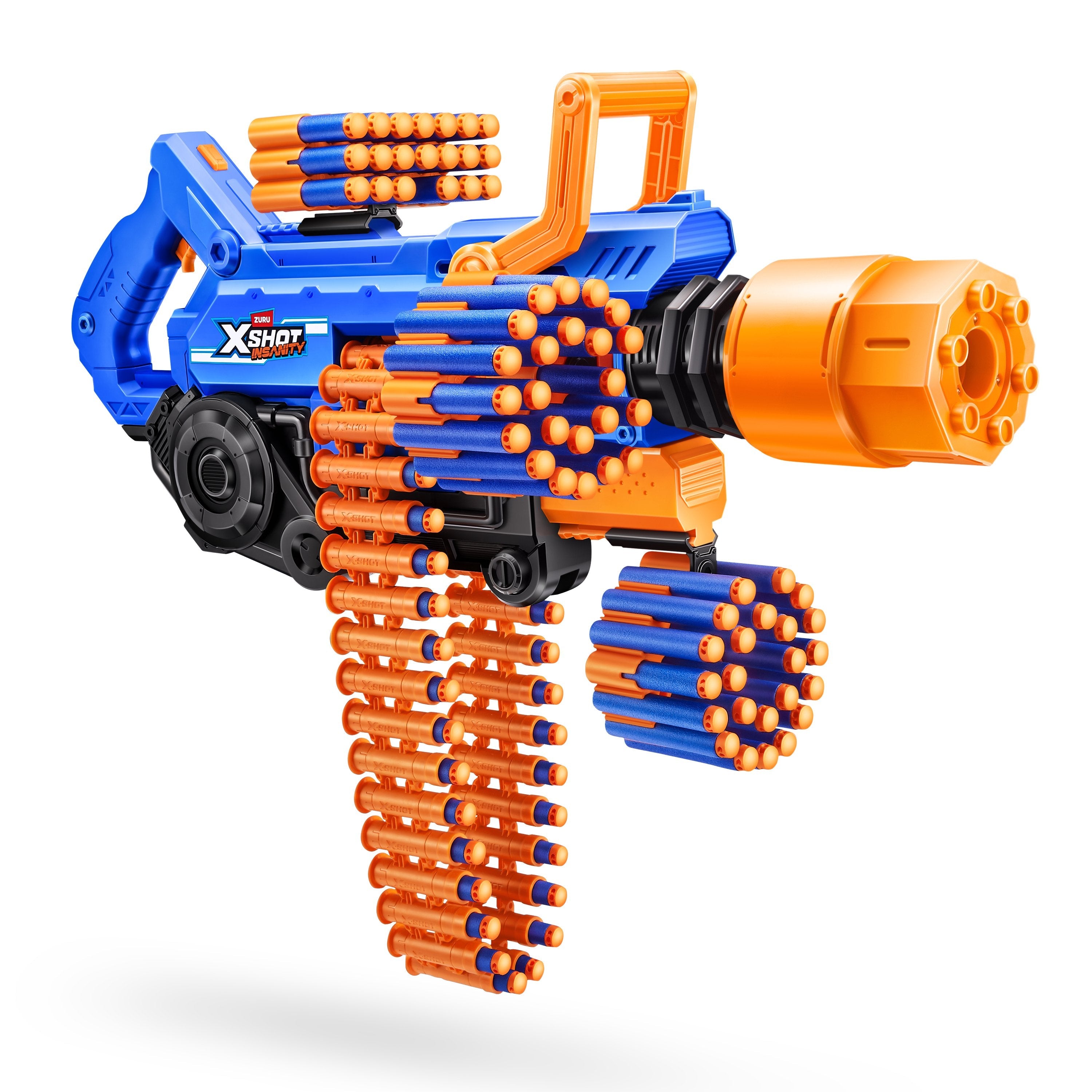 Zuru Xshot Insanity - Blaster Smoke N Barrel, Dartblaster Incluyendo 72 Dardos 36823