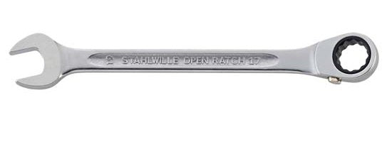 Stahlwille 41171919 17 19 Acodado Maul-Ringratschenschlüssel Ancho De Llave Métrico 19