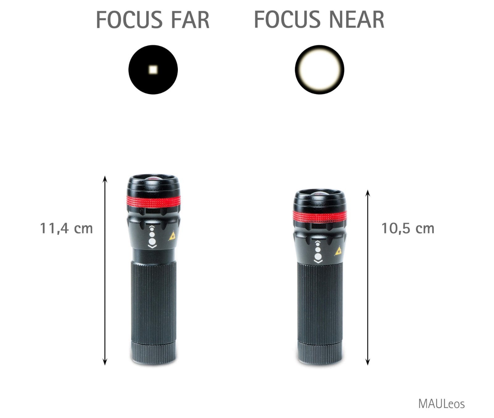 Linterna Led Maul Leos 10,5cm, 3w, Hasta 150m